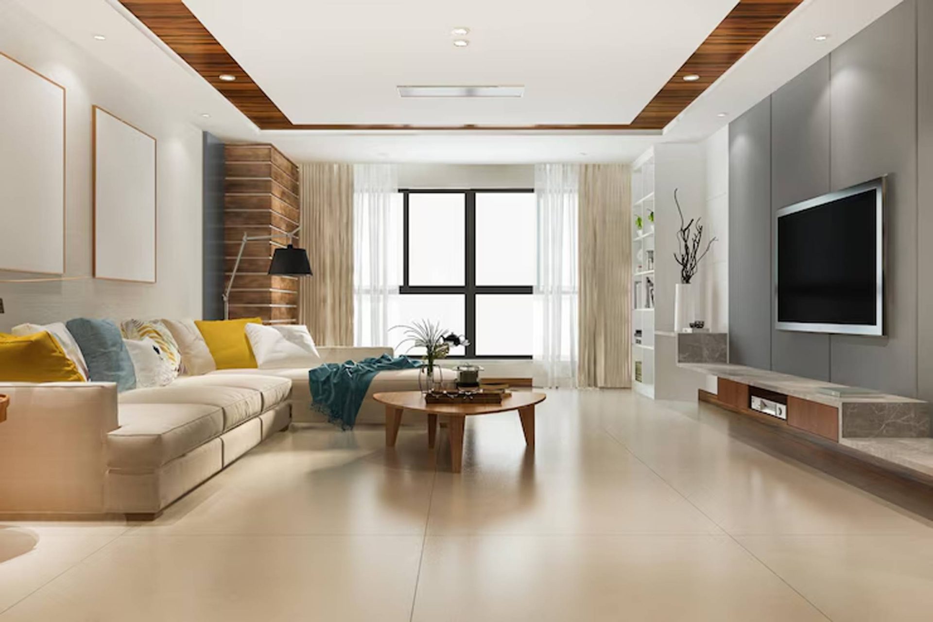 Modern living room interior design